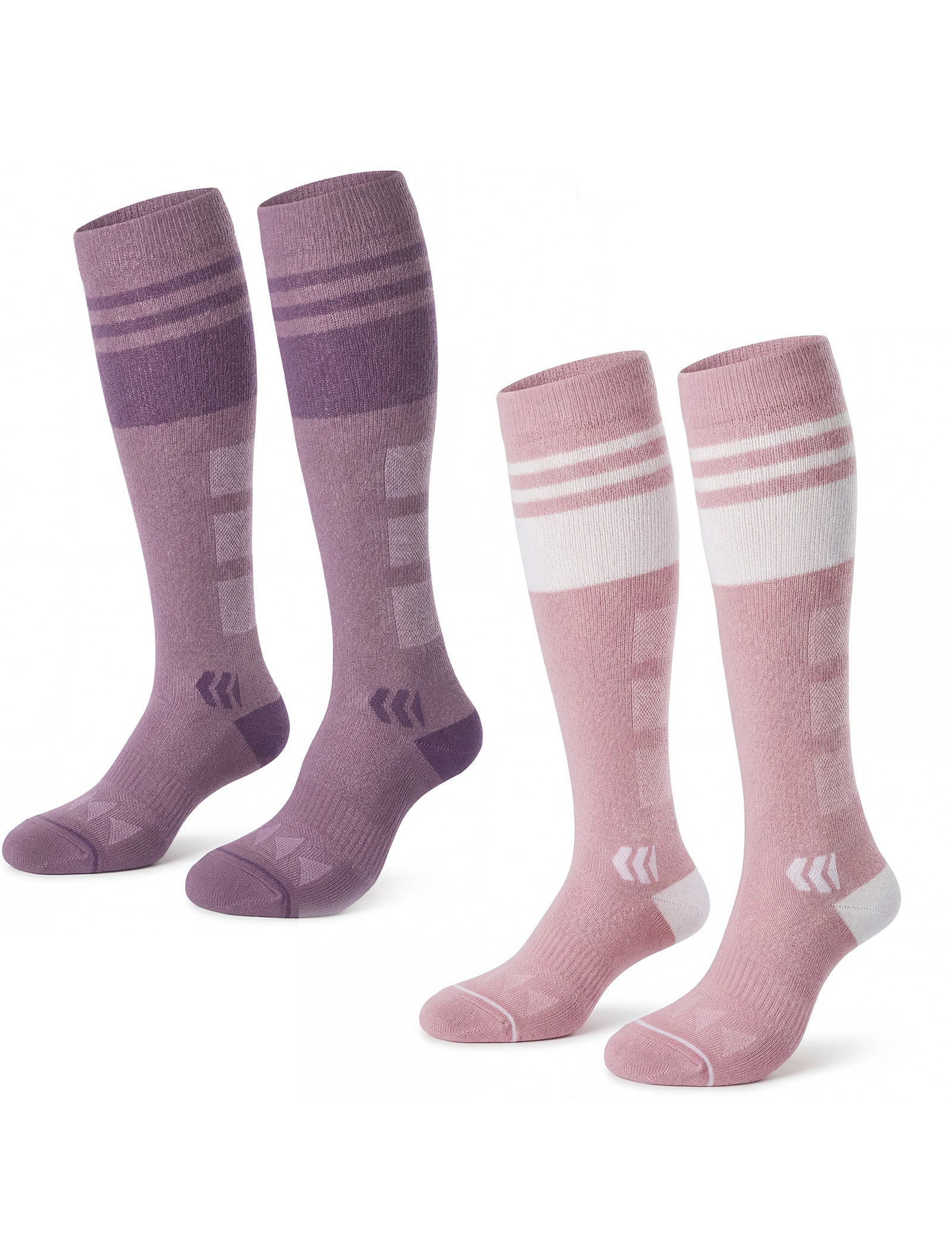 Momcozy Wide Calf Compression Socks 20-30mmHg for Sports 2 Pairs Signature S87