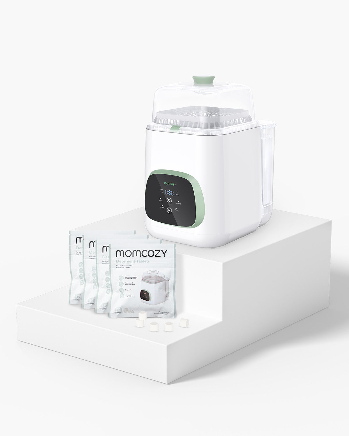 Time-Saving Cleaning Bundle: KleanPal Pro Bottle Washer + 120 Cleaning Tablets